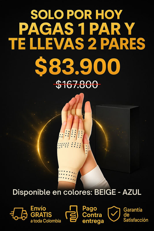 GUANTES MAGNETICOS PARA ARTRITIS