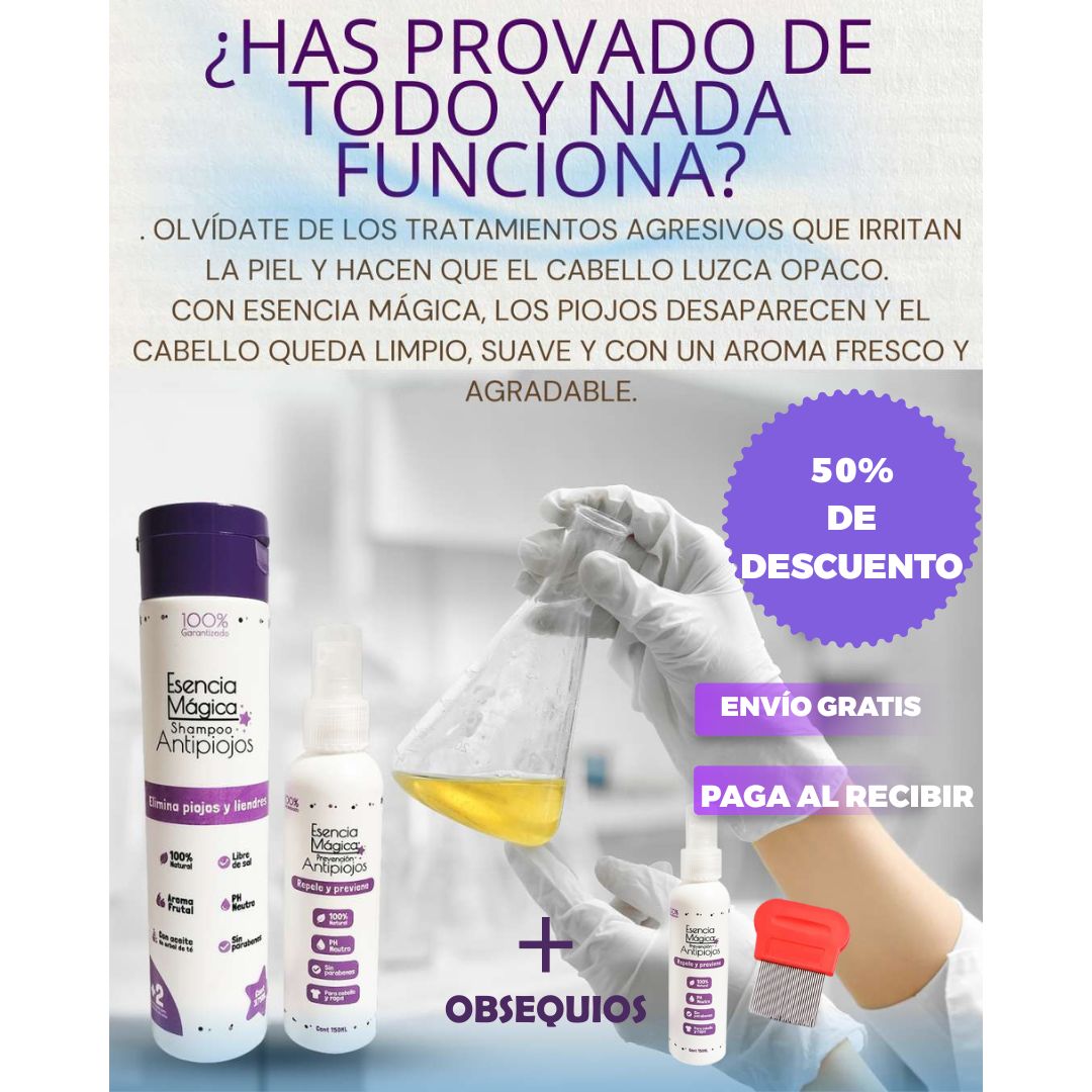 ESENCIA MAGICA TRATAMIENTO ANTI PIOJOS